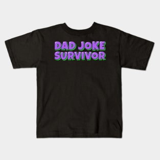 Dad Joke Survivor Kids T-Shirt